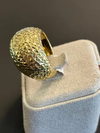 טבעת זהב צהוב 14K