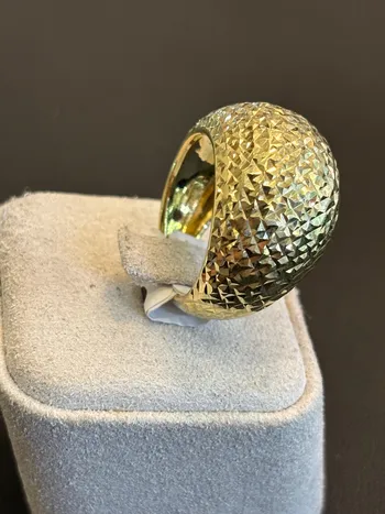 טבעת זהב צהוב 14K