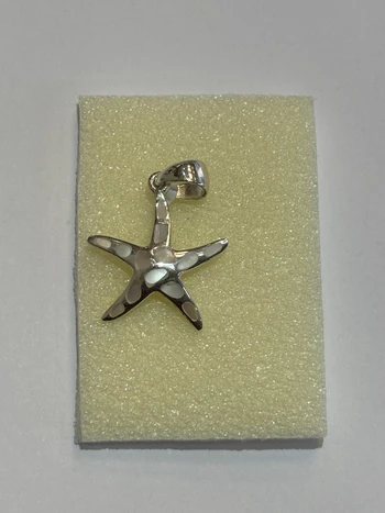 כוכב ים כסף 925 עיטורי אמייל