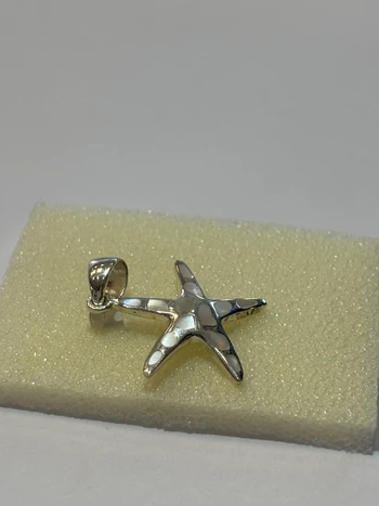 כוכב ים כסף 925 עיטורי אמייל