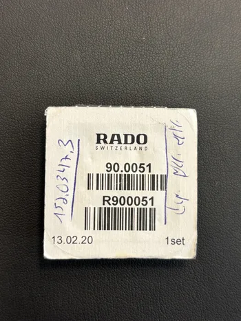 Rado Ceramica black 152.0347.3 150.0451.3 152.0537.3 סט אטימה כולל כתר מפתח