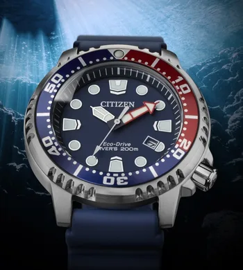 שעון צלילה סולארי Diver לגבר 200 מ