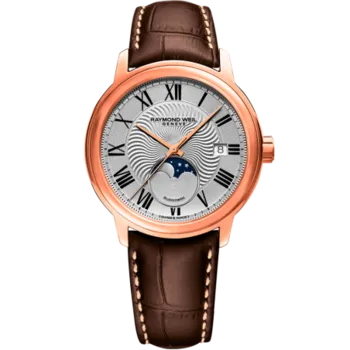 Raymond Weil Maestro Moon Phase Automatic Brown Leather 40MM