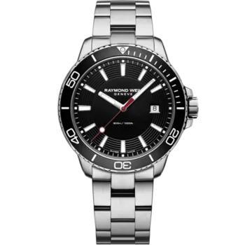 Raymond Weil Tango 300 Quartz Steel Black Diver 42MM