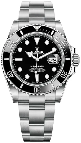 Rolex Submariner 41mm Stainless Steel Date Watch - Black Dial 126610LN
