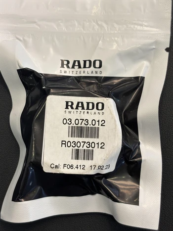 RADO MOVMENT 156.0723.3 156.0777.3 156.0796.3 מנגנון מספר 255.412