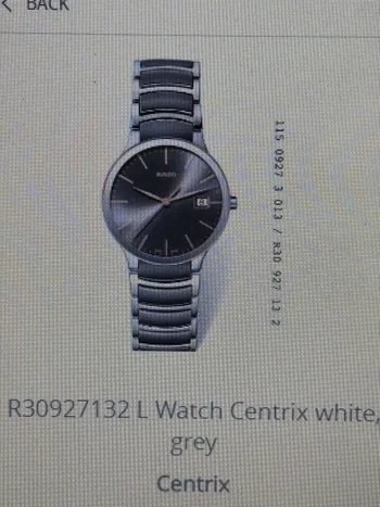 RADO CENTRIX 115.0927.3 חוליה רגילה